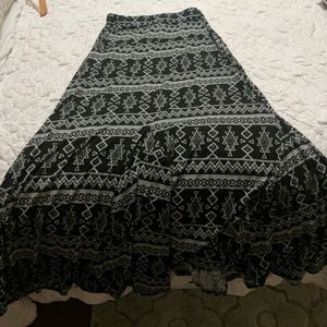 Aztec maxi skirt